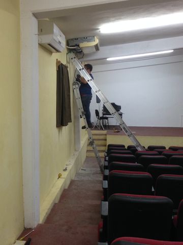 INSTALACION EQUIPO PISO TECHO.